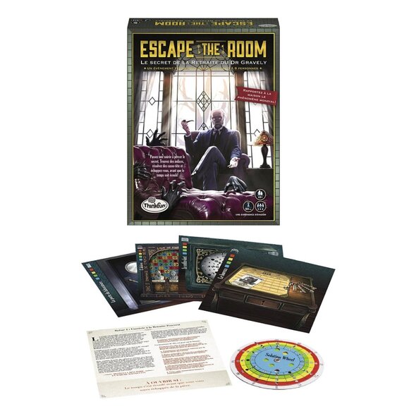 New Sealed ThinkFun Escape The Room Secret of Dr. Gravely's Retreat - French - Picture 1 of 10